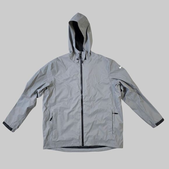Nike NFL Engineered Team Issued Hooded Jacket Grey Storm-FIT Men's XL Made In US - Picture 3 of 15